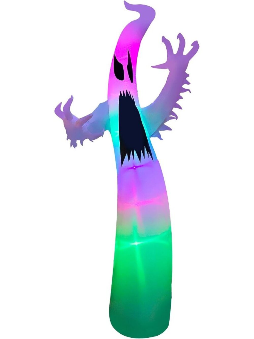 🎃12 Ft Inflatable Portable Halloween Terrible Ghost 8 LED Lights Outdoors Decor